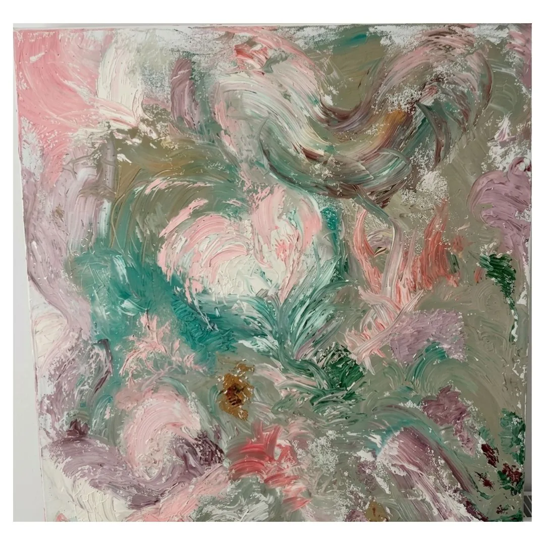 Soft Weather, abstract painting by Nina Mileva